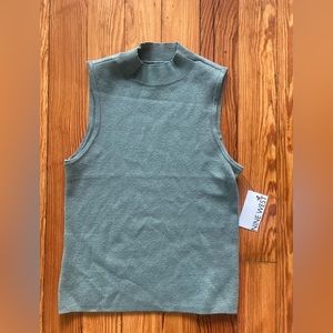 Nine West, sweater tank, mock neck, medium NWT